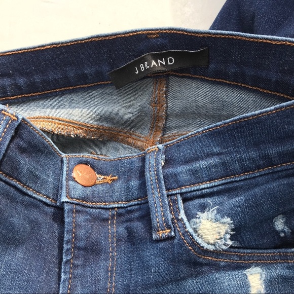 J BRAND skinny Demented trouble Jeans 24 destroy - Picture 8 of 8